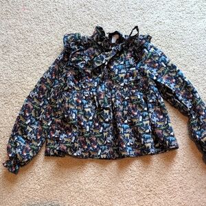 Eirene Kids' Multicolor Animal Print Shirt Size 6-7